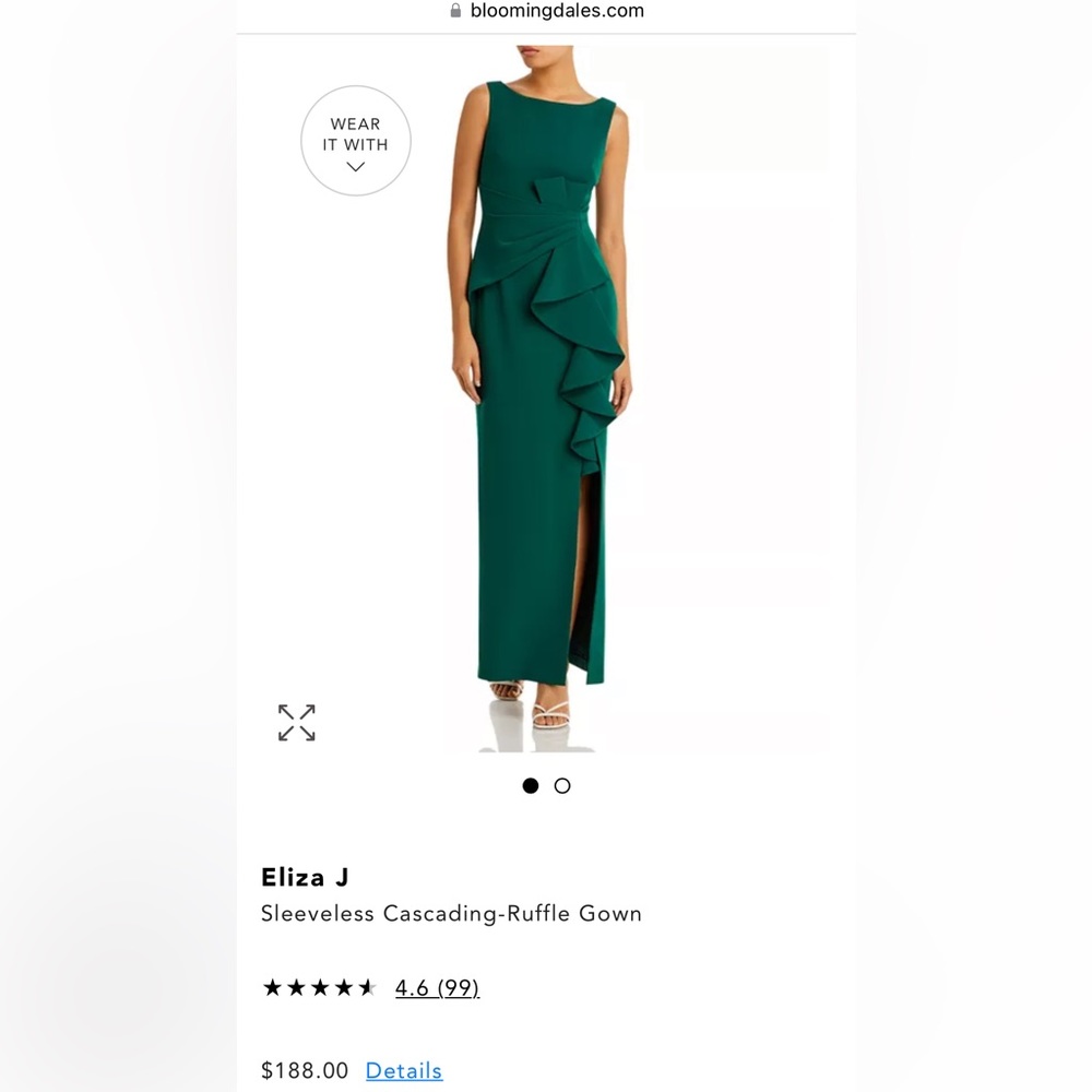 Eliza J. Gown, brand new!